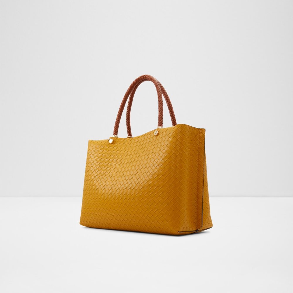 Dark Yellow Aldo Crirathaax Tote Bags | 07YFCGIZQ