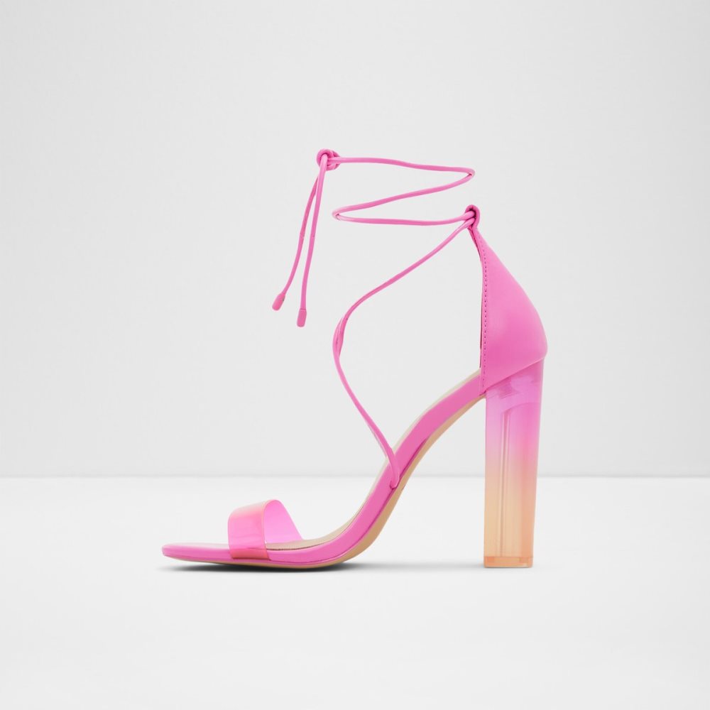 Fuchsia Aldo Onardonia Strappy Heeled Sandal Sandals | 51ULMHRQI