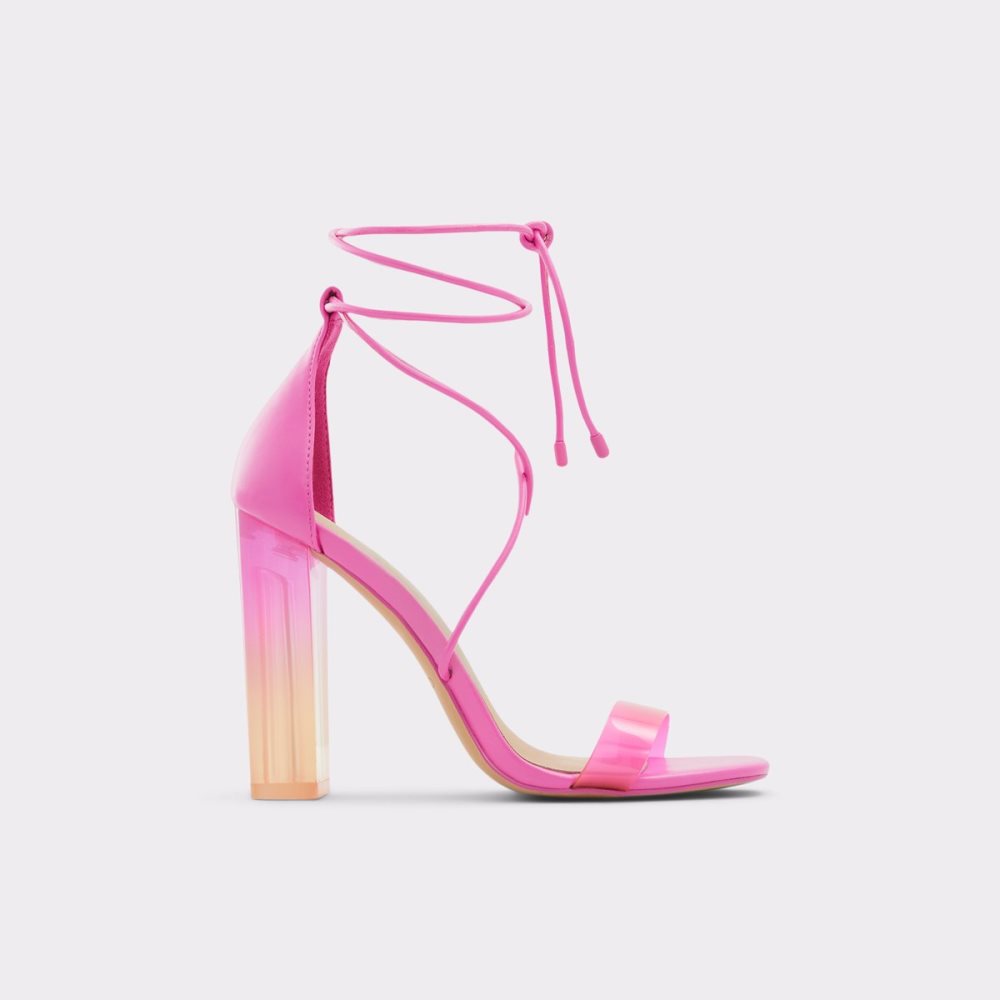 Fuchsia Aldo Onardonia Strappy Heeled Sandal Sandals | 51ULMHRQI