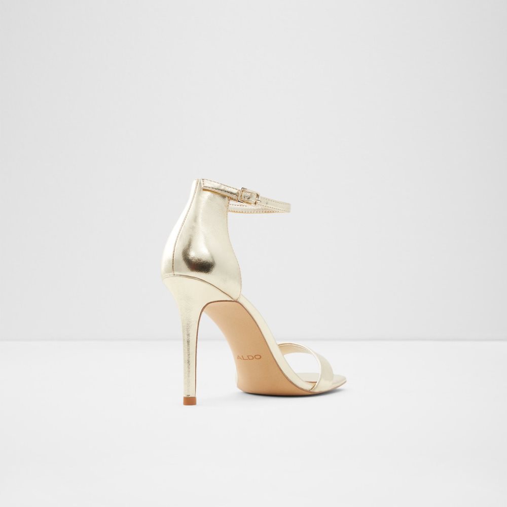 Gold Aldo Afendaven Heeled Sandal - Stiletto Heels | 97LDQUECX