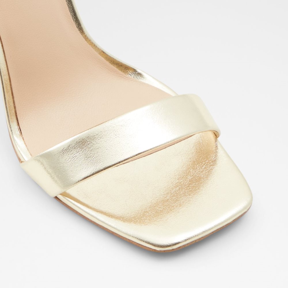 Gold Aldo Afendaven Heeled Sandal - Stiletto Heels | 97LDQUECX