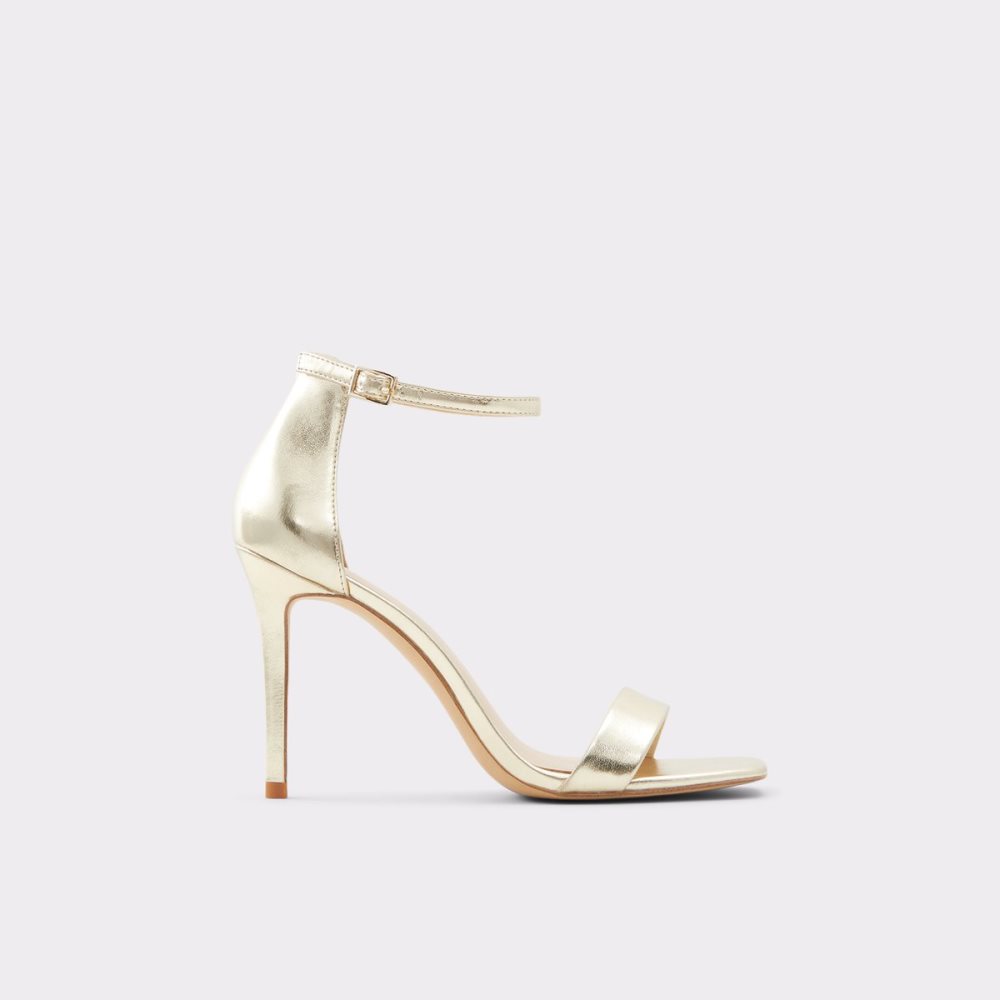 Gold Aldo Afendaven Heeled Sandal - Stiletto Heels | 97LDQUECX