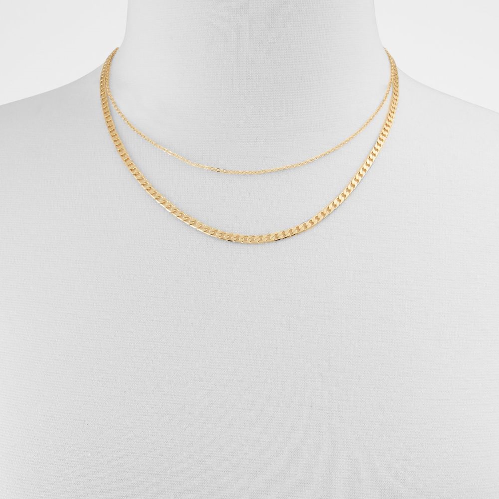 Gold Aldo Anida Necklace | 32EZUTXKI