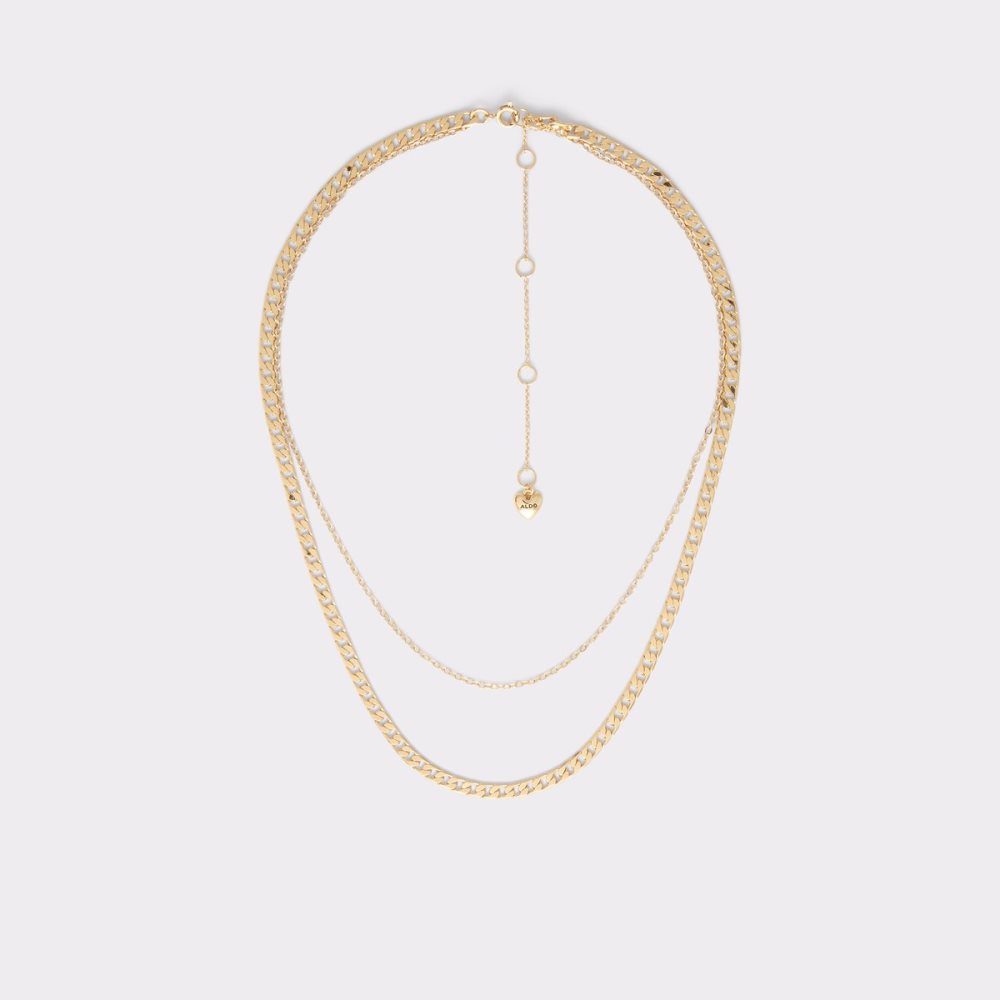 Gold Aldo Anida Necklace | 32EZUTXKI