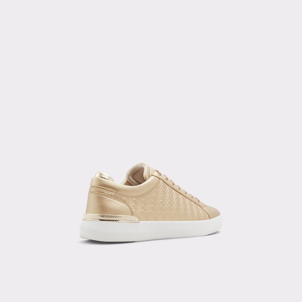 Gold Aldo Aveo Low Top - Cup Sole Sneakers | 73JLRFAUG