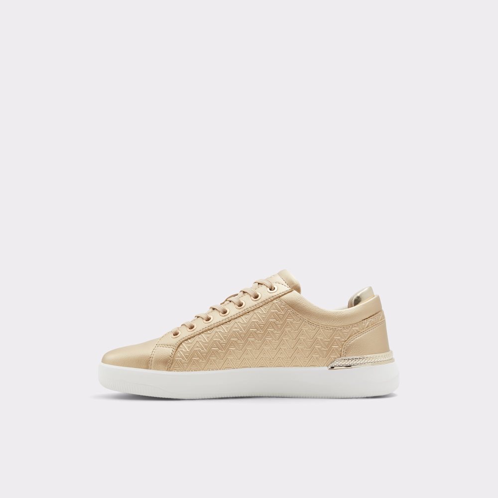 Gold Aldo Aveo Low Top - Cup Sole Sneakers | 73JLRFAUG