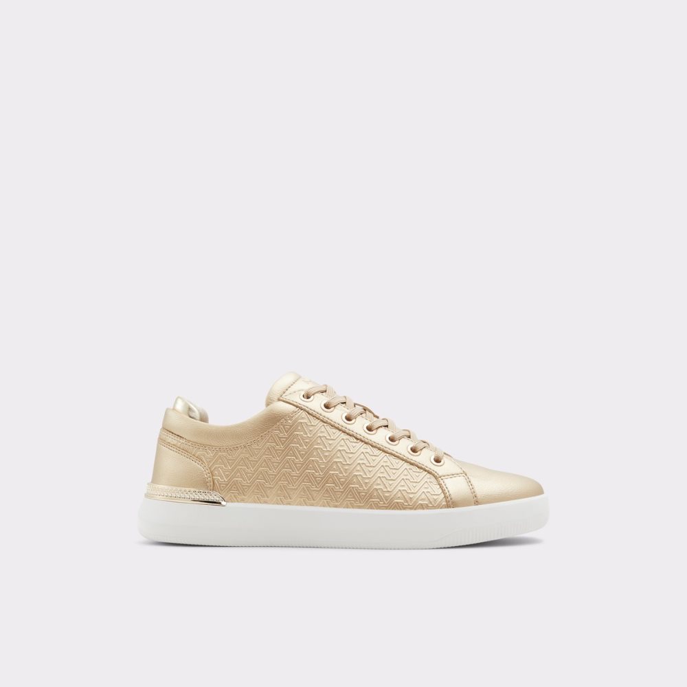 Gold Aldo Aveo Low Top - Cup Sole Sneakers | 73JLRFAUG