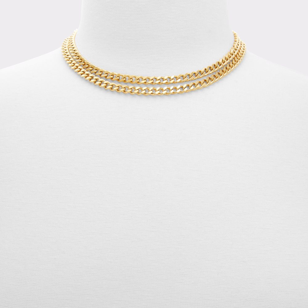 Gold Aldo Couplet Necklace | 52WSAGPTK