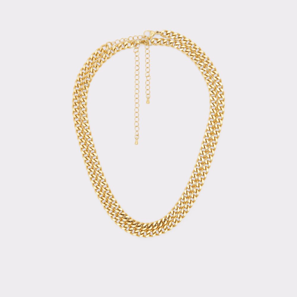 Gold Aldo Couplet Necklace | 52WSAGPTK