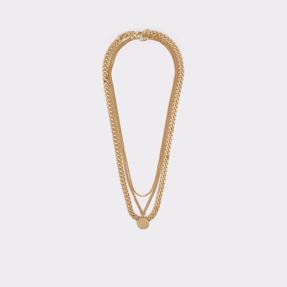 Gold Aldo Dauzat Necklace | 95BNPCUFL