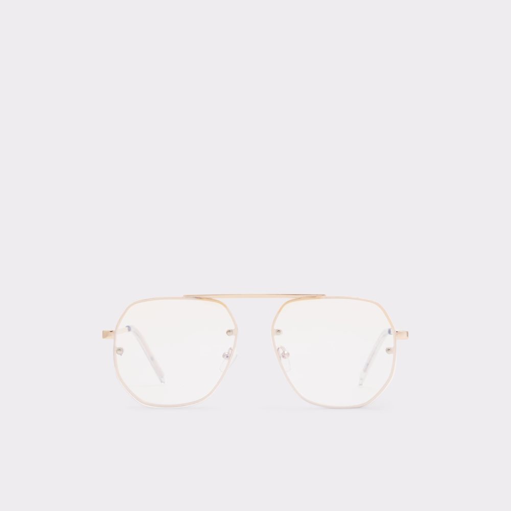 Gold Aldo Diprion Aviator Sunglasses | 84NRGEPAB