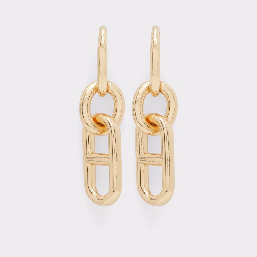 Gold Aldo Ellipsa Earrings | 63DHMRFAW