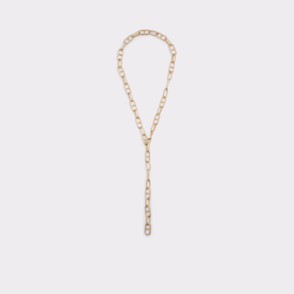 Gold Aldo Ellipse Necklace | 28SBMCUAY