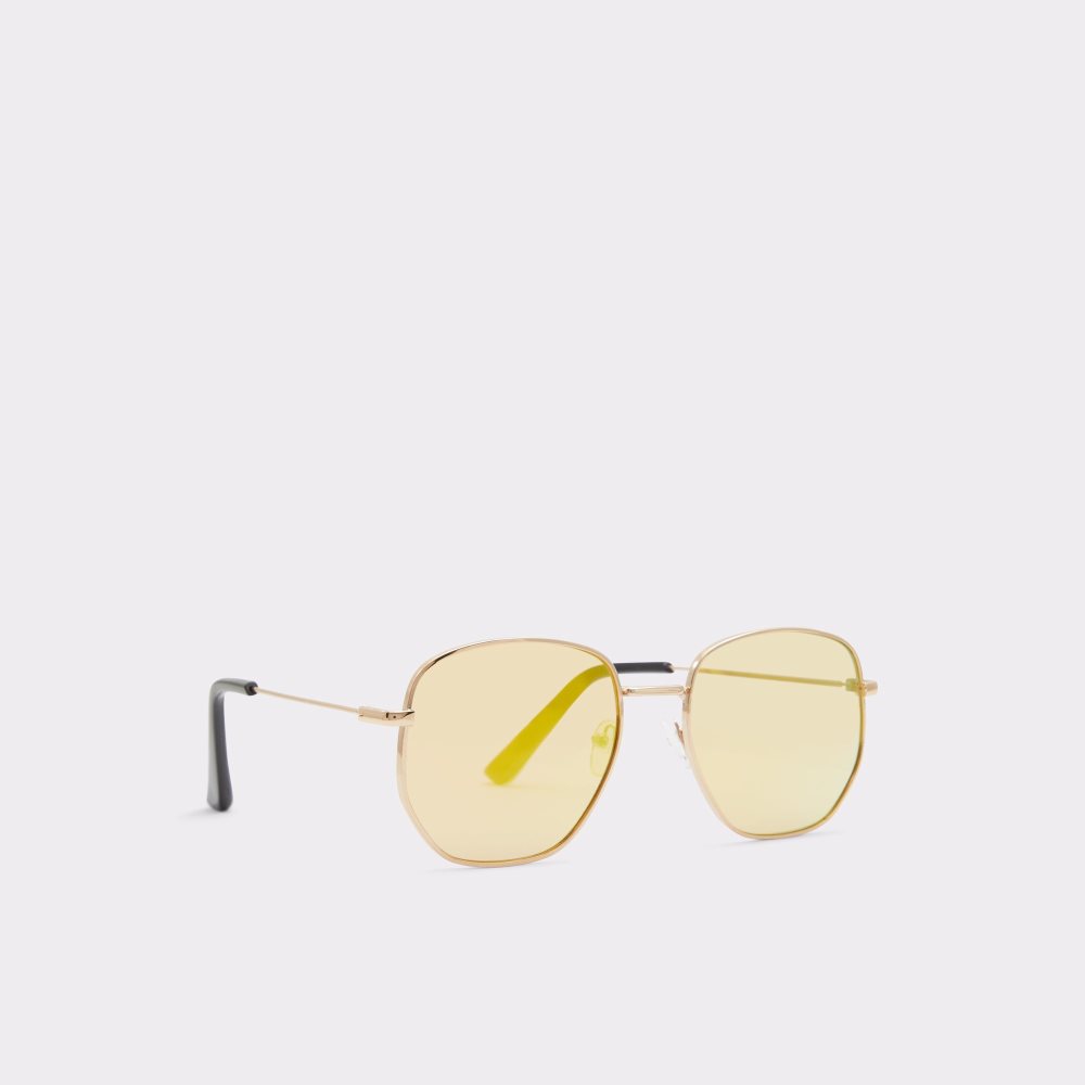 Gold Aldo Flarry Sunglasses | 43TXUEVCG