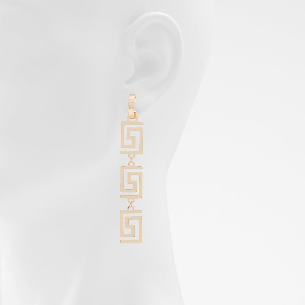 Gold Aldo Frywen Chandelier Earrings | 03KPBYOIC