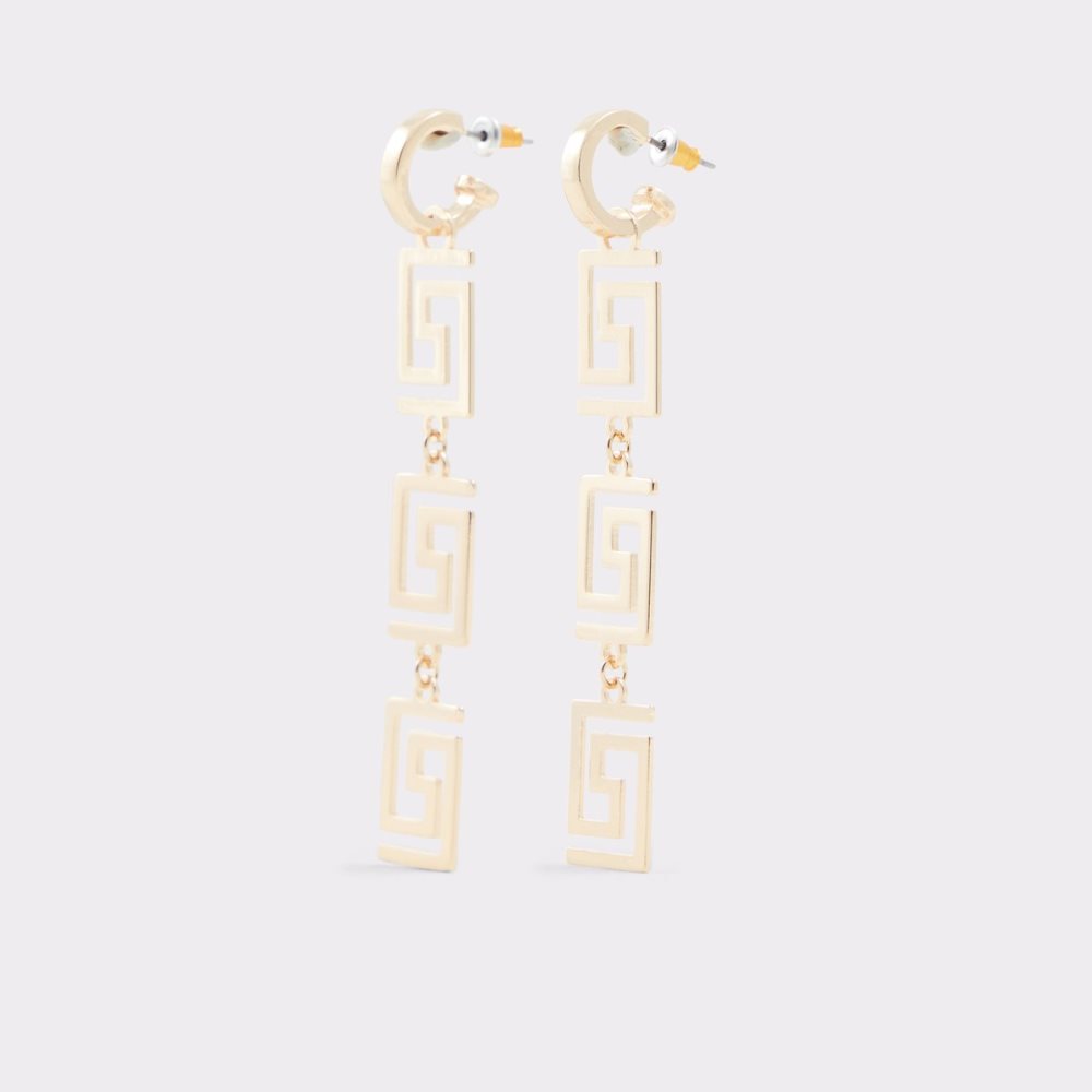 Gold Aldo Frywen Chandelier Earrings | 03KPBYOIC