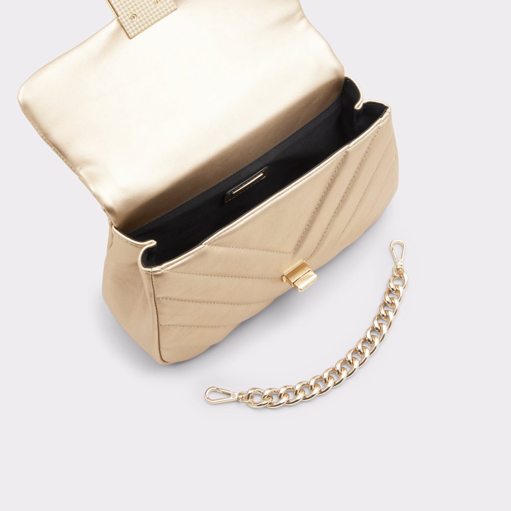 Gold Aldo Hayssx Top Handle Handbag | 70OXETWHJ