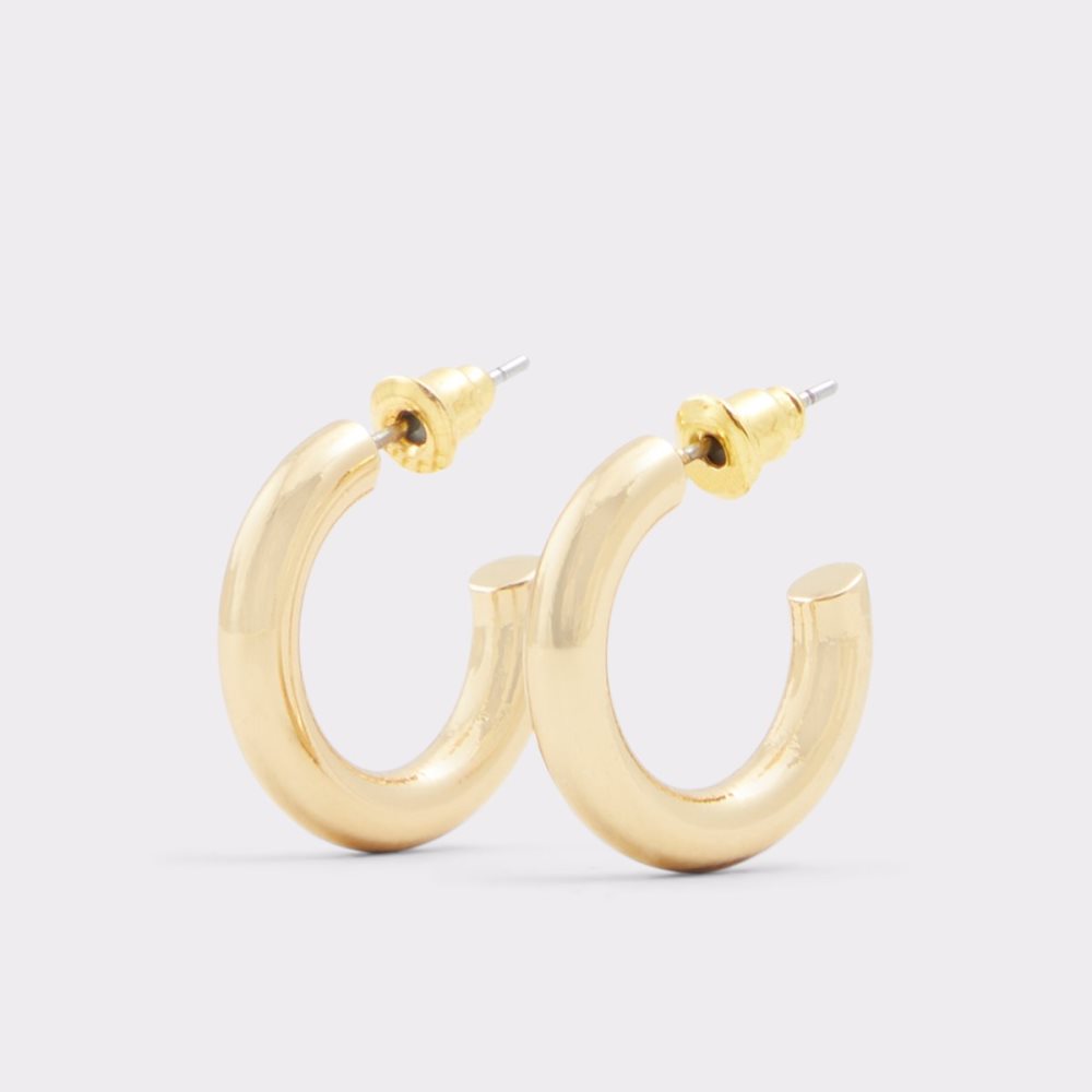 Gold Aldo Jenniaa Hoop Earrings | 49XSNTDUF