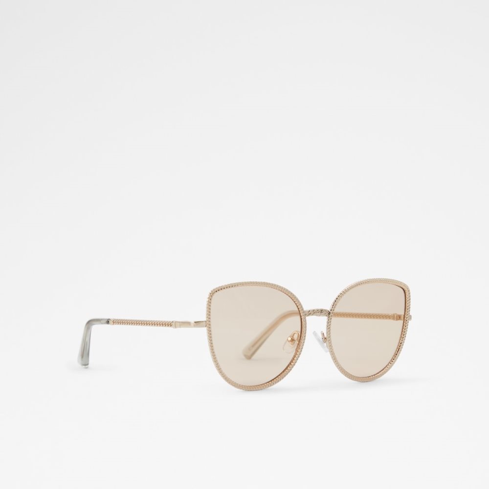 Gold Aldo Kedira Cat Eye Sunglasses | 78KWETVFO