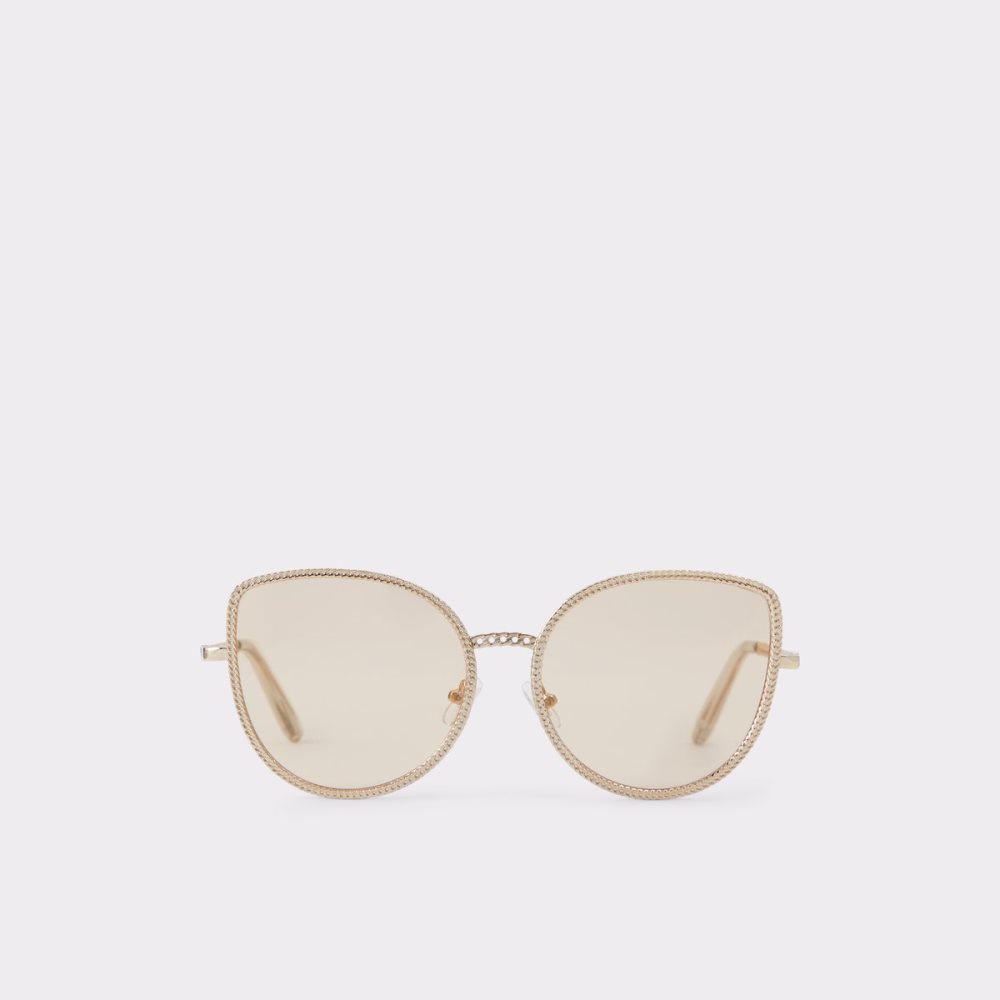 Gold Aldo Kedira Cat Eye Sunglasses | 78KWETVFO