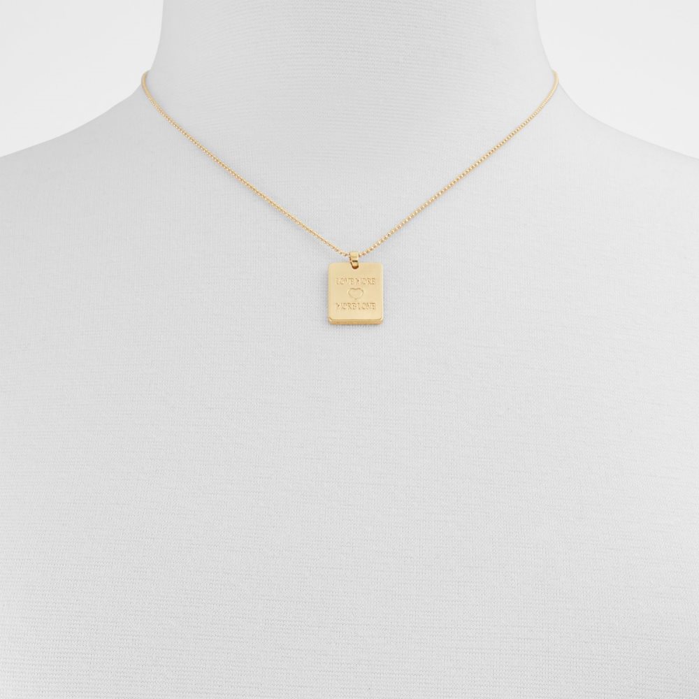 Gold Aldo Parkside Necklace | 09VSXFPGK