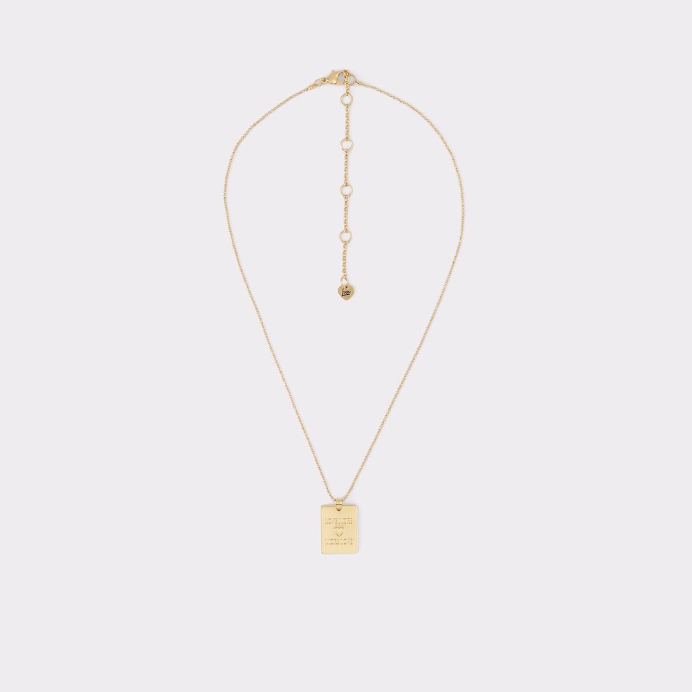 Gold Aldo Parkside Necklace | 09VSXFPGK