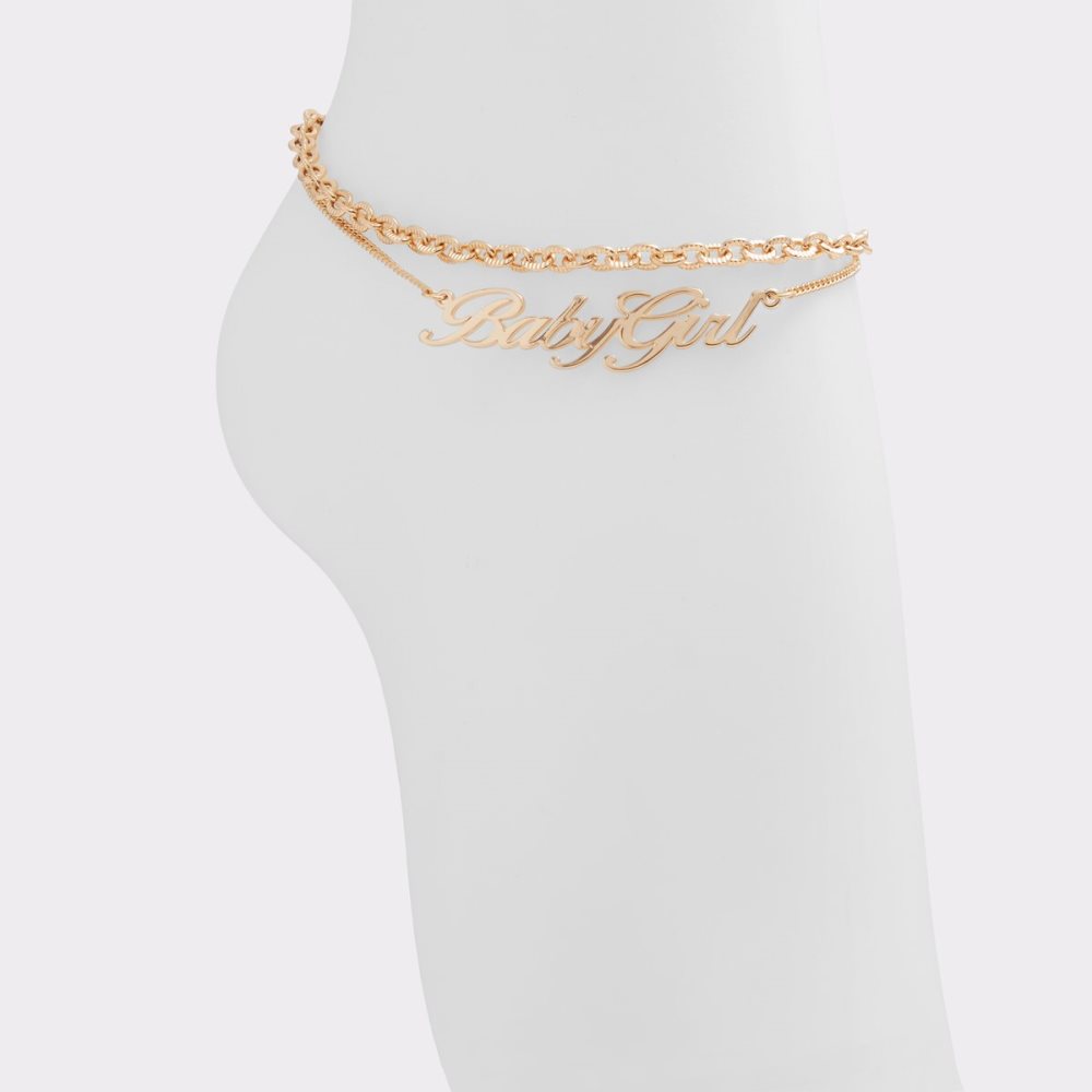 Gold Aldo Rulassa Anklet | 12MFBYXUP