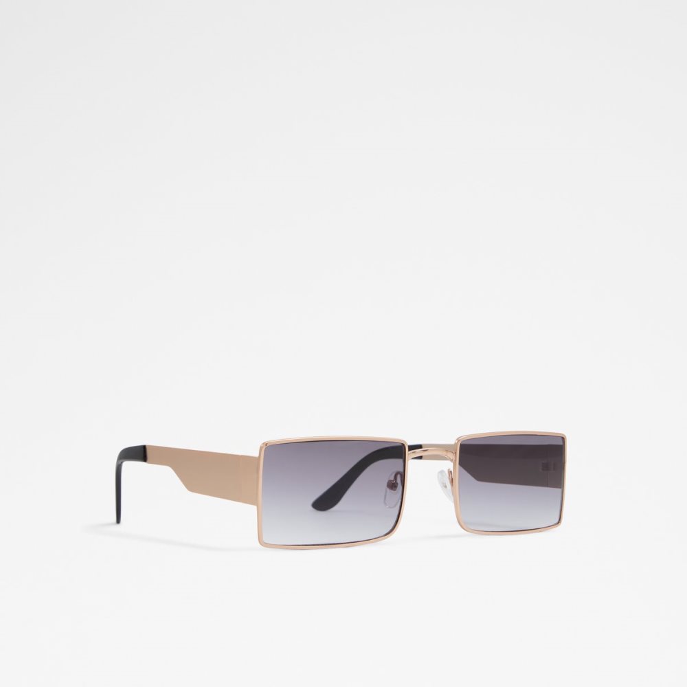 Gold Aldo Viiralti Shield Sunglasses | 38IAXNZBS