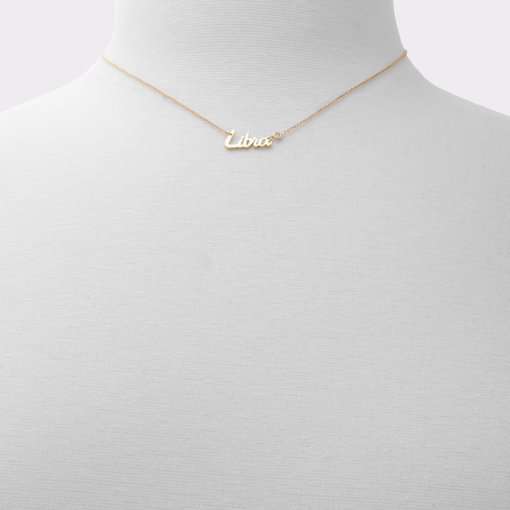 Gold Aldo Zodia Necklace | 35QANLUWG