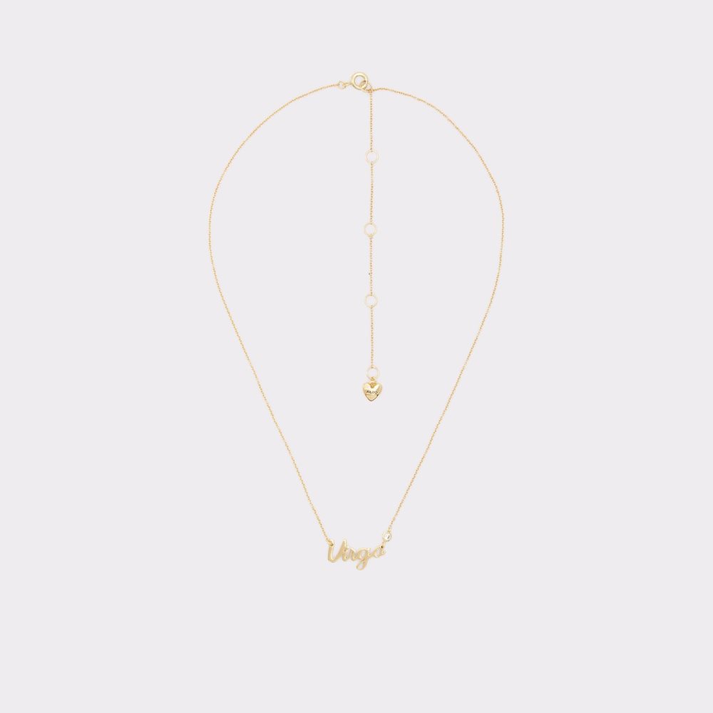 Gold Aldo Zodia Necklace | 93WPEHIVK