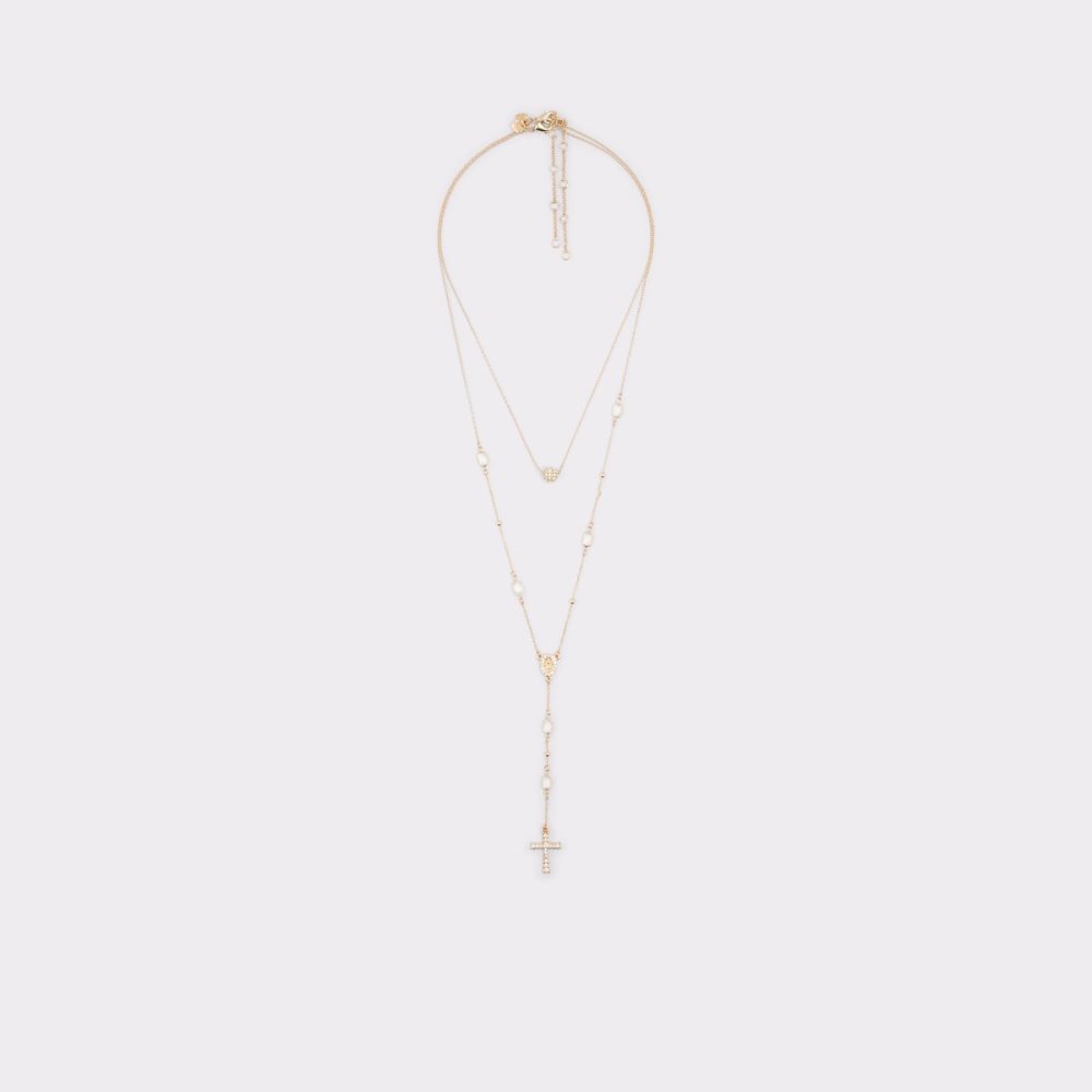 Gold / Multicolor Aldo Aceranad Necklace | 86VFNGRED