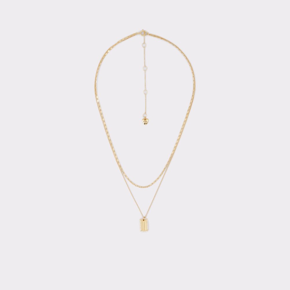 Gold / Multicolor Aldo Eroetram Necklace | 61VPZLMGN