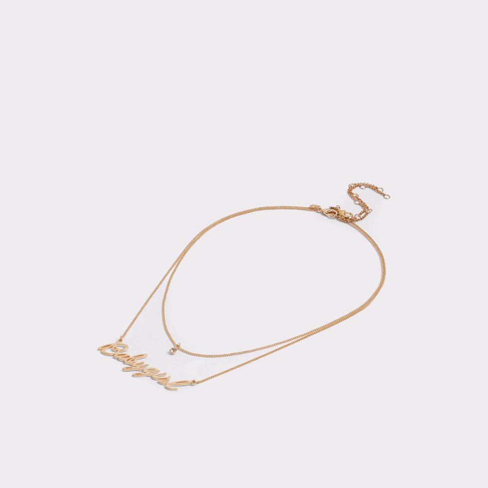 Gold / Multicolor Aldo Rhirania Necklace | 36UMXHTPI