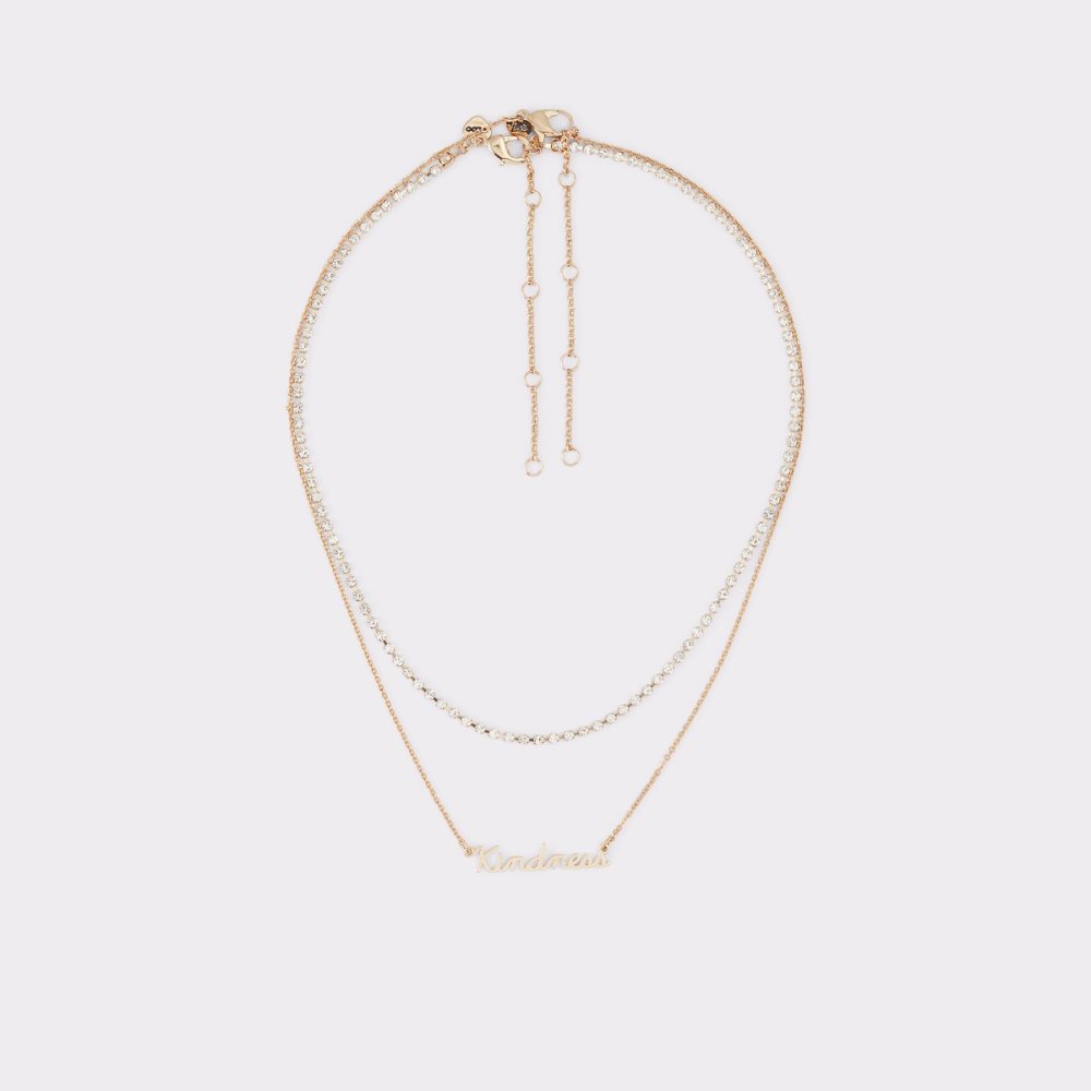 Gold / Multicolor Aldo Wylolden Necklace | 13CHYGQNU