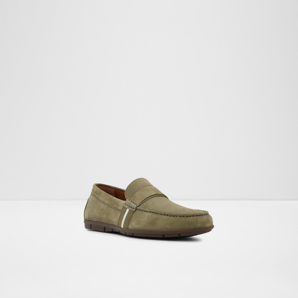 Green Aldo Damianflex Driving Casual Shoes | 67MOUKEDF