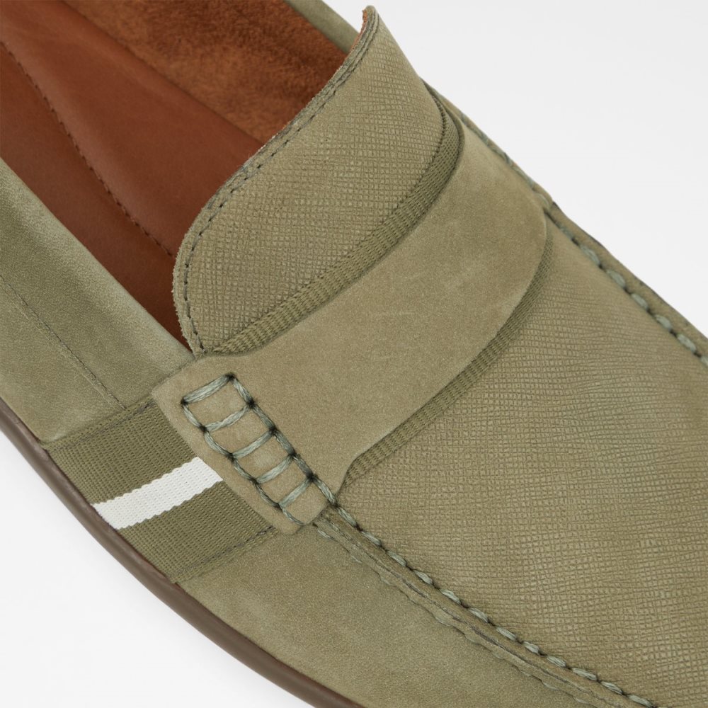 Green Aldo Damianflex Driving Casual Shoes | 67MOUKEDF