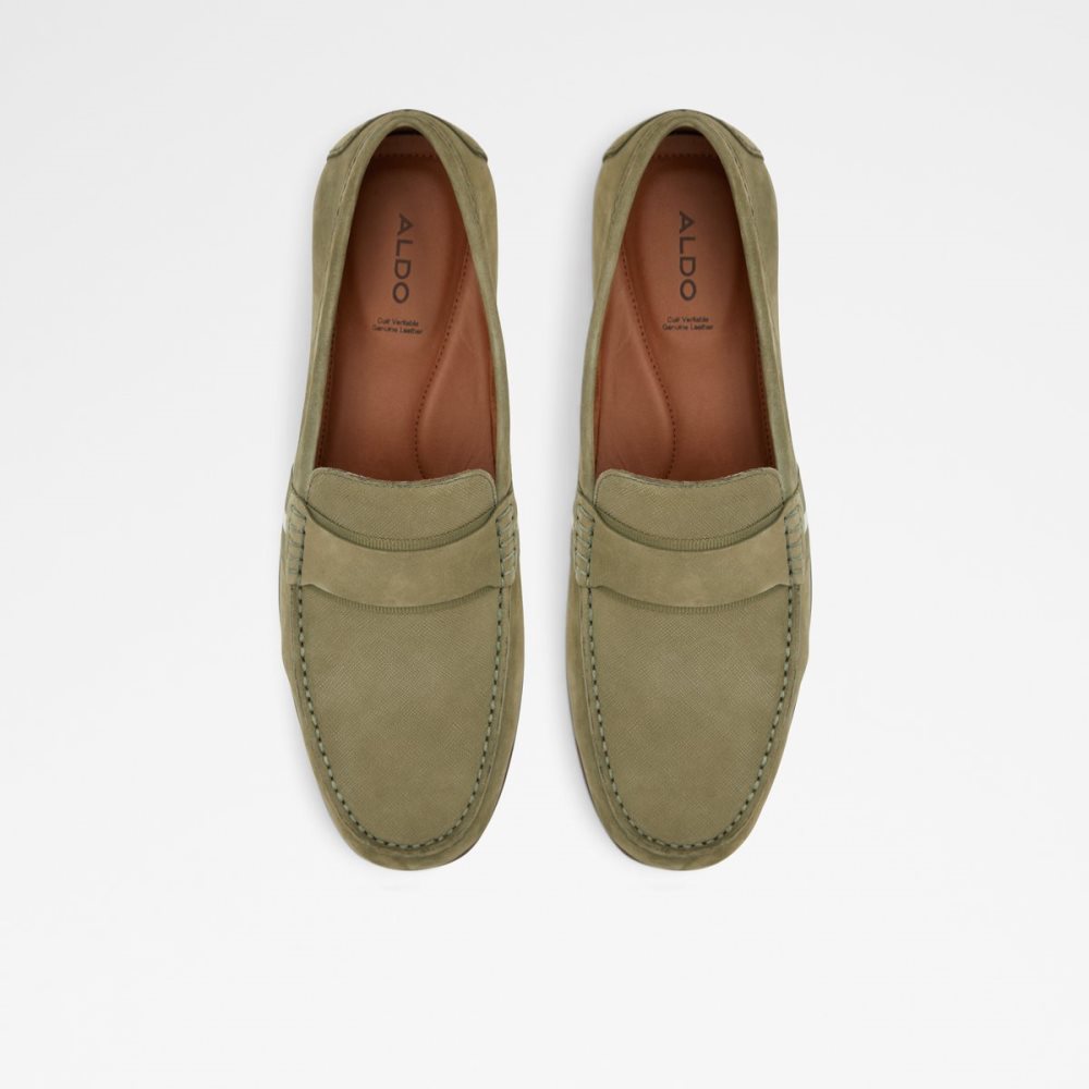 Green Aldo Damianflex Driving Casual Shoes | 67MOUKEDF