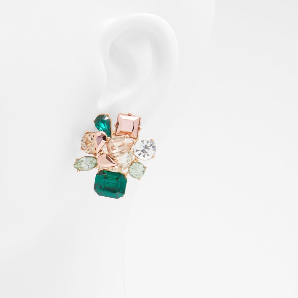 Green Aldo Malamocco Statement Earrings | 39BSEIXUY