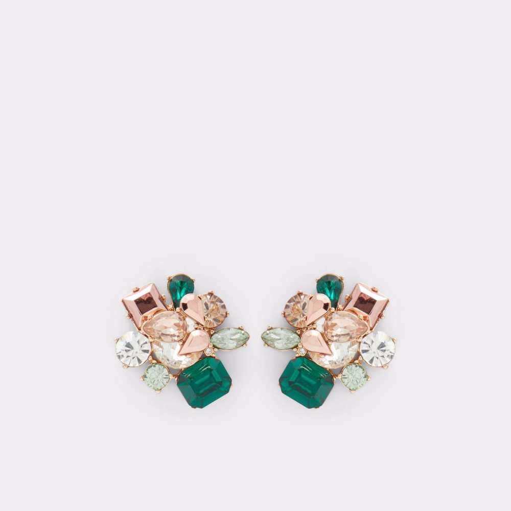 Green Aldo Malamocco Statement Earrings | 39BSEIXUY