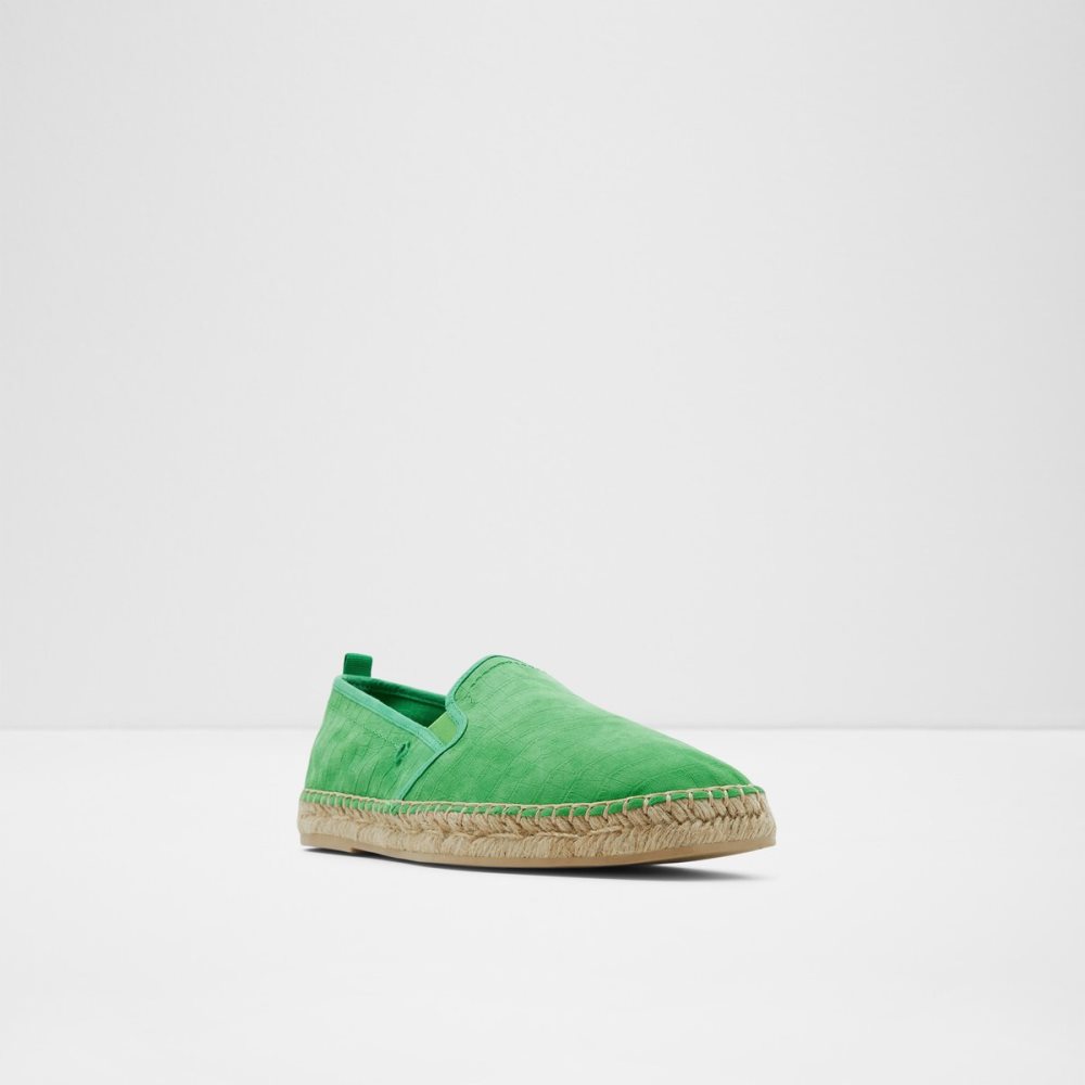 Green Aldo Peruco Espadrille Casual Shoes | 06USKONAJ