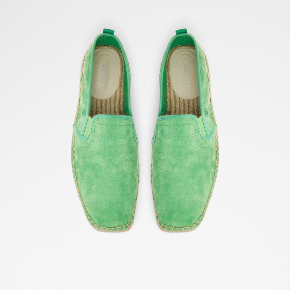 Green Aldo Peruco Espadrille Casual Shoes | 06USKONAJ