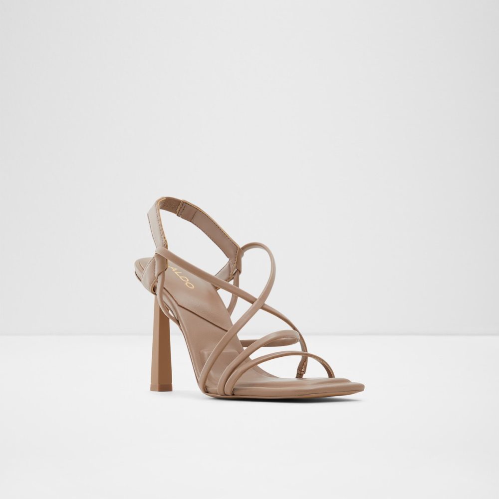 Grey Aldo Amilia Strappy Heeled Sandal Sandals | 68HDTZIVN