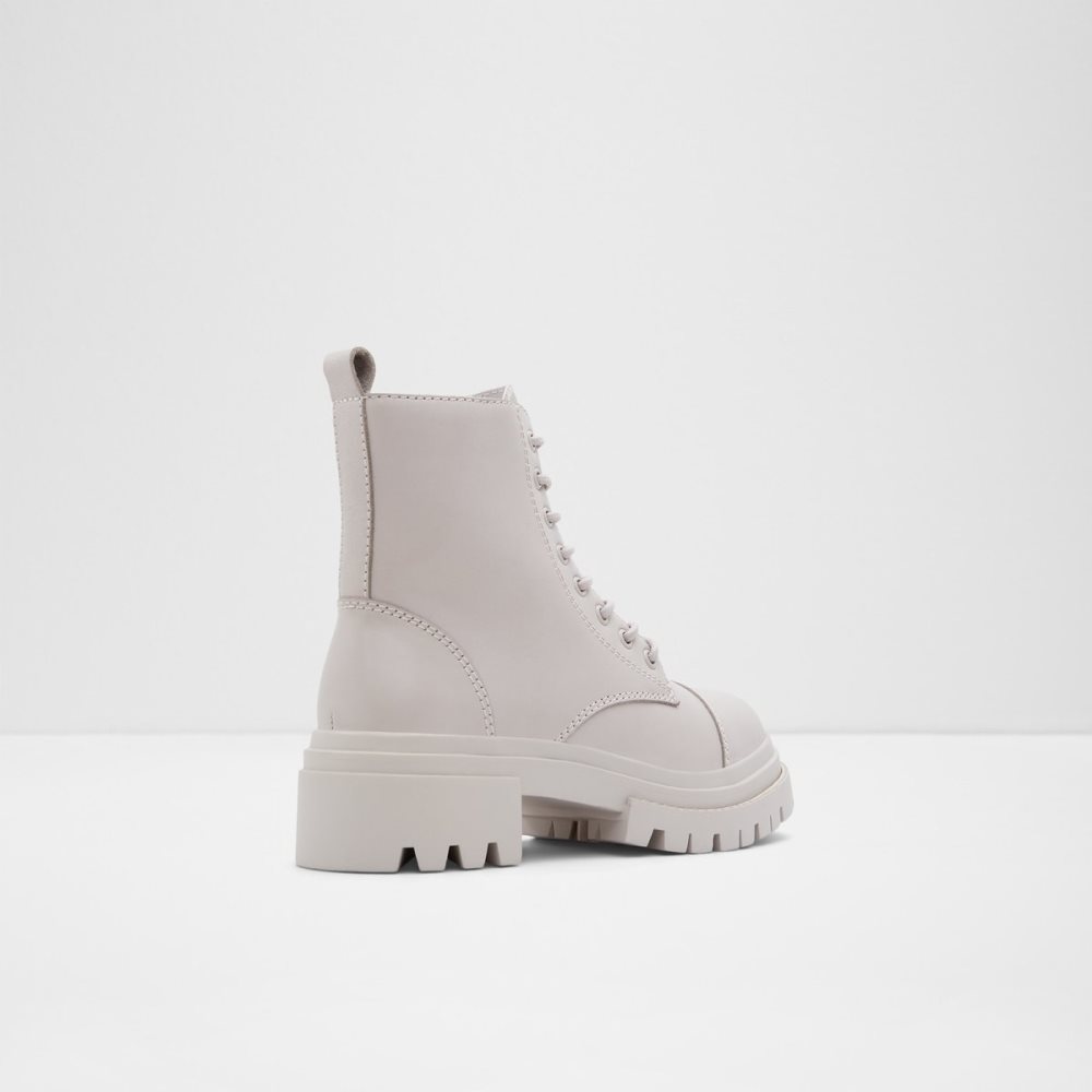 Grey Aldo Bigmark - Lug Sole Combat Boots | 54KZFNGXU