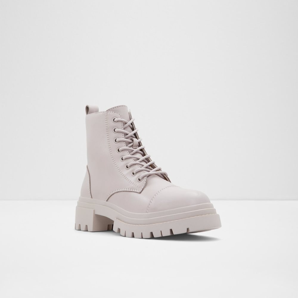 Grey Aldo Bigmark - Lug Sole Combat Boots | 54KZFNGXU