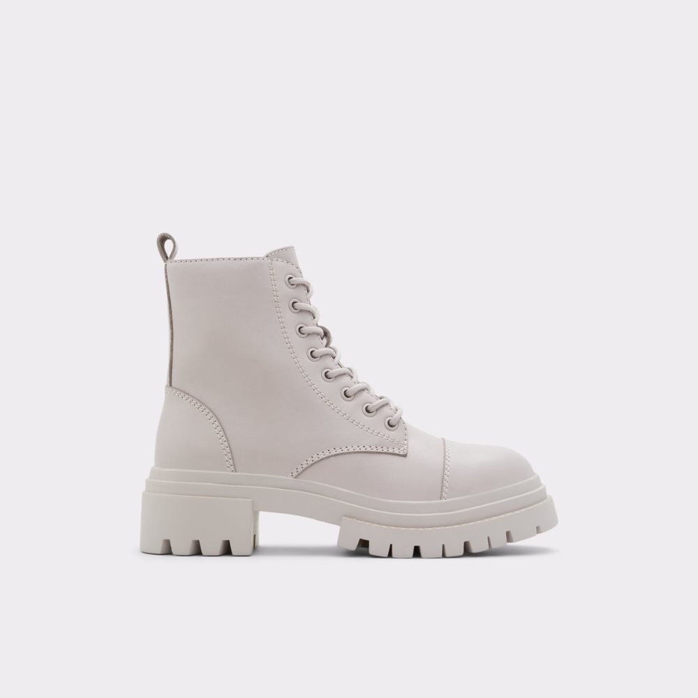 Grey Aldo Bigmark - Lug Sole Combat Boots | 54KZFNGXU