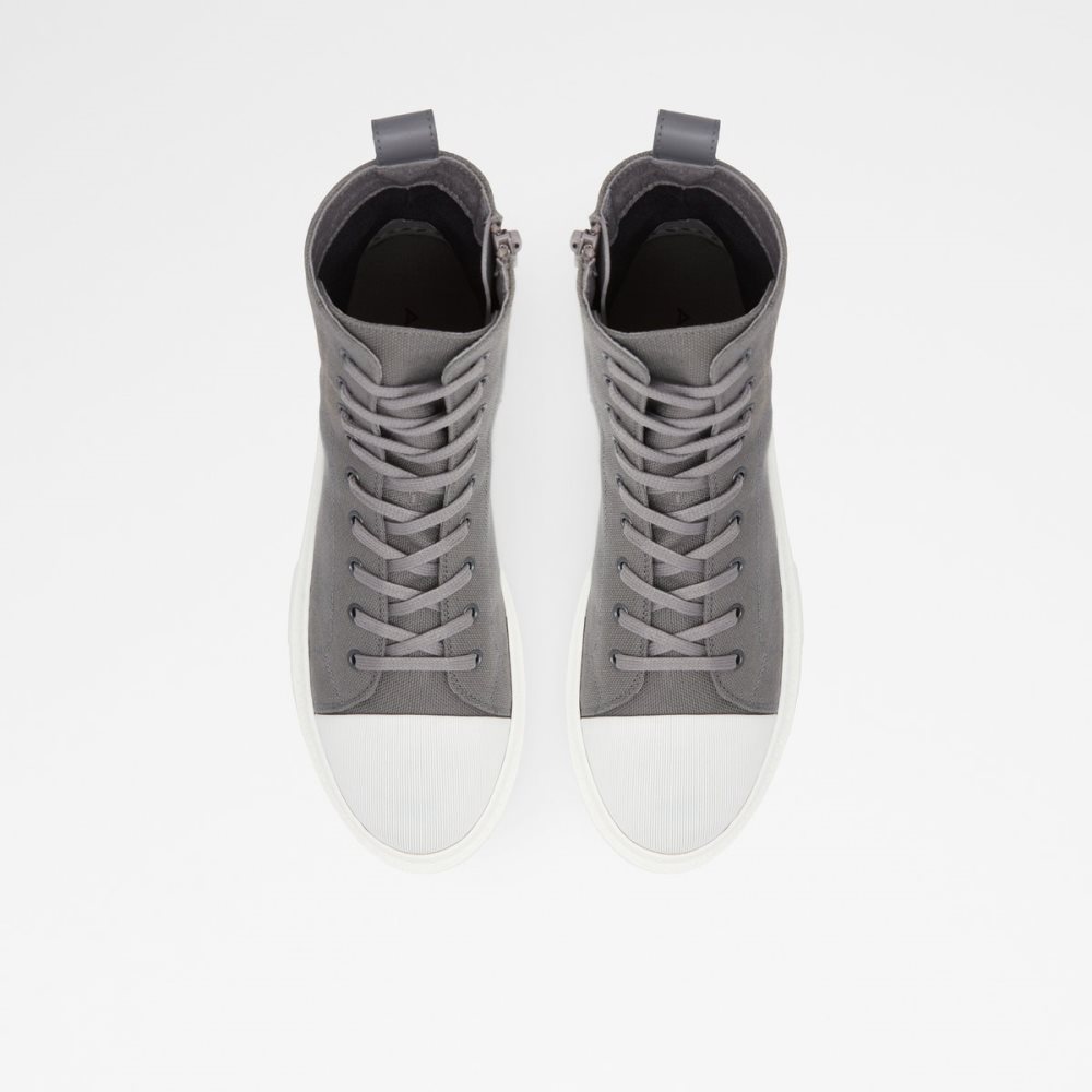 Grey Aldo Clubb Lace-up Lace Up Boots | 94BAHNOTC