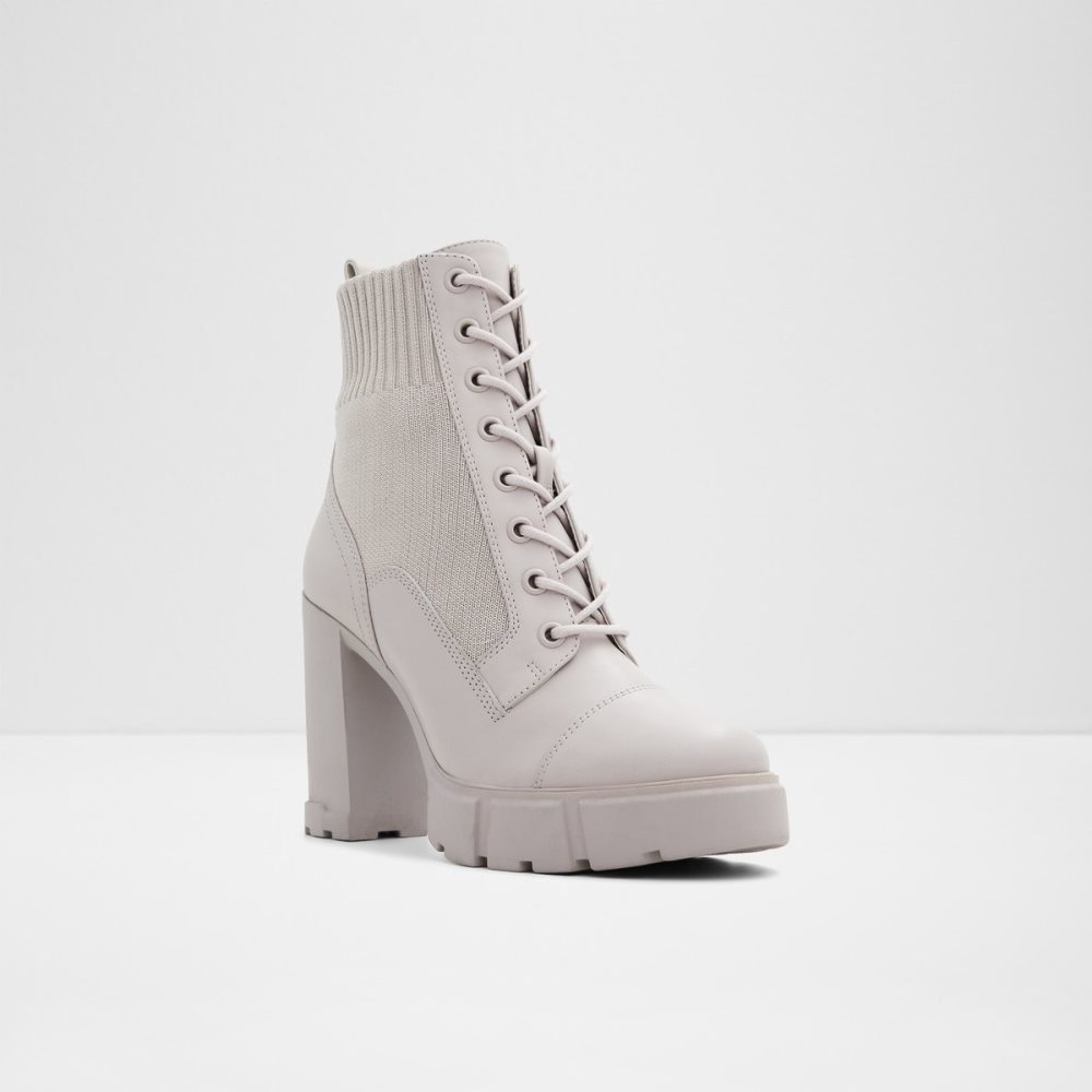 Grey Aldo Rebel - Lug Sole Combat Boots | 30YTLVPJF