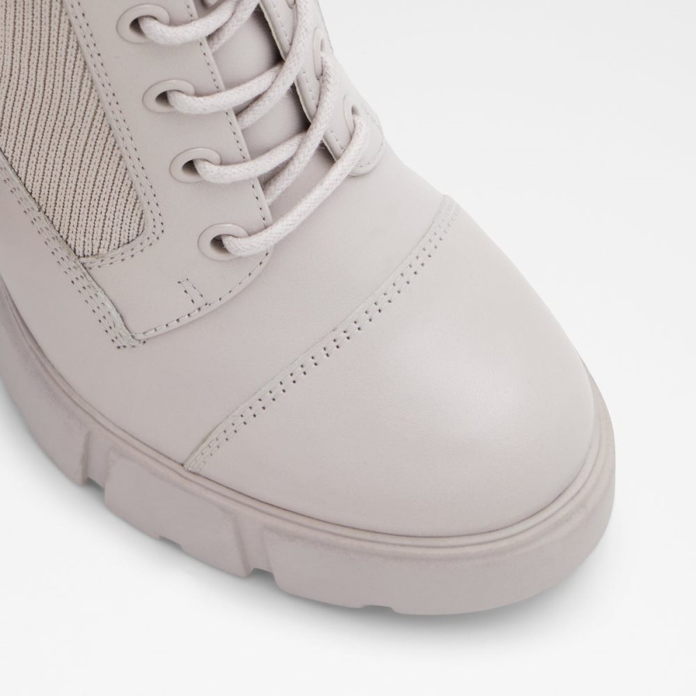 Grey Aldo Rebel - Lug Sole Combat Boots | 30YTLVPJF