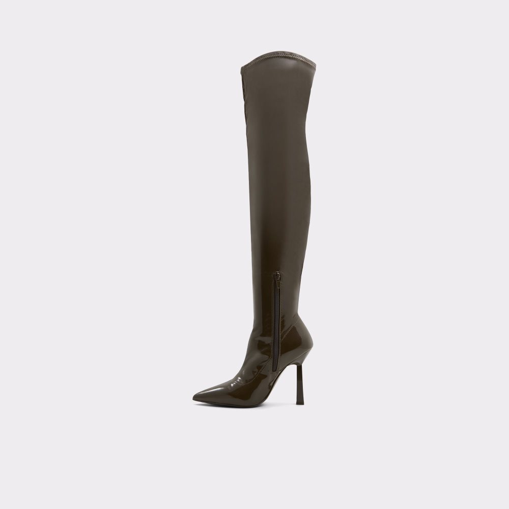 Khaki Aldo Nella Over-the-knee Tall Boots | 81HZTVUSJ