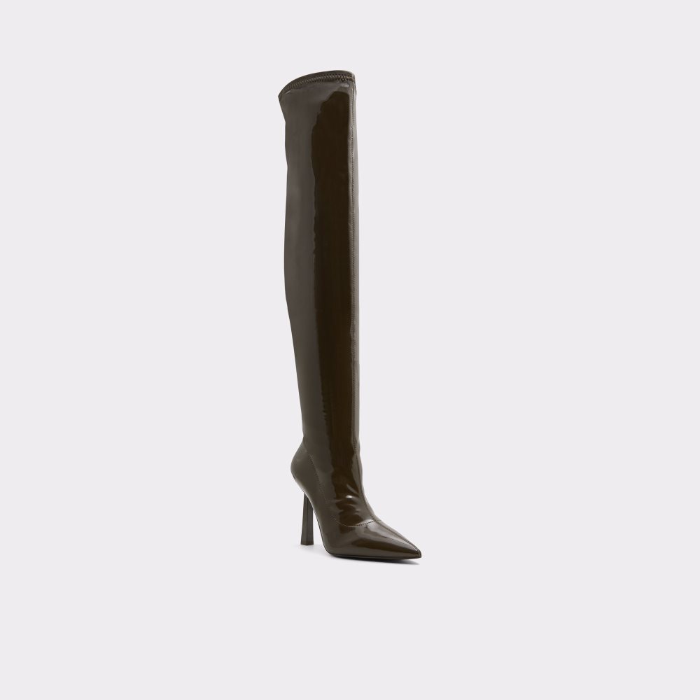 Khaki Aldo Nella Over-the-knee Tall Boots | 81HZTVUSJ